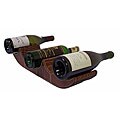 Handcrafted Table Top Wine Rack (India)