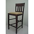 Dark Mahogany Skillman Counter Stool with Neutral Seat