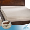Comfort Dreams Ultra Soft 4-inch Memory Foam Mattress Topper
