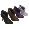 Liliana by Adi Microsuede Open Ankle Demi Boots