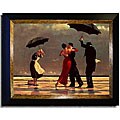 Vettriano 'Singing Butler' Framed Canvas Art