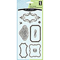 Free connected data for icon accelerant perforated leather jacket Inkadinkado Maison Frames Clear Stamps