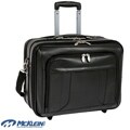 McKlein Black LaSalle 17in. Wheeled Laptop Overnighter