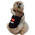 Ruff Ruff and Meow 'I Love My Grandma' Dog Cotton Tank Top