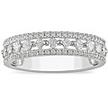 10k Gold 1/2ct TDW Round and Princess Diamond Ring