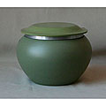 Eastern Pagoda Large Green Pet Urn (Up to 70 Pounds)