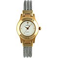 Peugeot Women's Triple-row Cable Cuff Watch