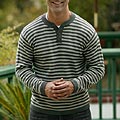 Alpaca Wool Men's 'Fine Horizon' Sweater (Peru)