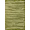 Hand-tufted Lucine Green Wool Rug (2'6 x 7'6)
