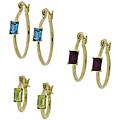 Goldtone Hoop Earrings (Set of 3 Pairs)