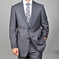 Giorgio Fiorelli Men's 2-button Solid Charcoal Suit