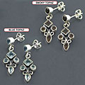 Sterling Silver Dangle Earrings (India)