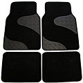 Black Black Diamond Plate Swish Carpet Car Floor M