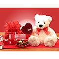 Valentine's Chocolates and Teddy Bear Gift Set