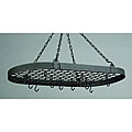 Graphite Oval Pot Rack