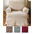 Scroll T-cushion Chair Slipcover