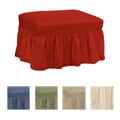 Cotton Classic Ottoman Slipcover