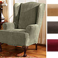 Royal Diamond Stretch Wing Chair Slipcover