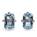 Sterling SIlver Blue Topaz Earrings