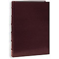 Pioneer Sewn European Bonded Burgundy Leather Bookbound Bi-directional Memo Albums (Pack of 2)