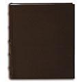 Pioneer Sewn European Bonded Brown Leather Bookbound Bi-directional Memo Albums (Pack of 2)