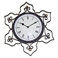 Handcrafted Minaret Scroll Clock (India)
