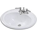 Rimini Oval Drop-in Bathroom Sink