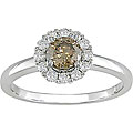 14k White Gold 3/4ct TDW Diamond Engagement Ring (H-J, I1-I2)