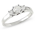 14k White Gold 3/4ct TDW Diamond Engagement Ring (H-I, I1-I2)