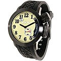 Haurex Italy Armata Men's Yellow Dial Rubber Watch