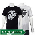 Los Angeles Pop Art Men's US Marine Emblem T-shirt