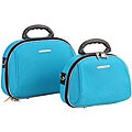 Luca Vergani Turquoise 2-piece Cosmetic Case Set
