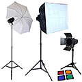 Lumiere L.A. Photo Studio 3x 150W Strobe Flash