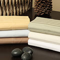 Egyptian Cotton 1500 Thread Count Striped Sheet Set