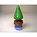 Limoges Hand-painted Topiary Keepsake Box