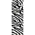 Handmade Soho Zebra Wave White/ Black New Zealand Wool Runner (2'6 x 14')