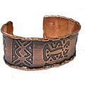 Copper Lobster Motif Cuff Bracelet (Chile)