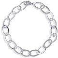 Silvertone 18-inch Stadium Chain Necklace