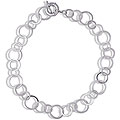 Silvertone 24-inch Monde Chain Necklace