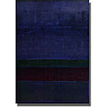 Rothko 'Blue, Green and Brown' Stretched Canvas Art