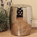 Information and public sales for Silver porcelain Chrome Chinese Porcelain Stool (China)