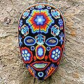 Beadwork 'Star Man' Mask (Mexico)