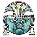 Copper 'Warrior God in Battle' Mask (Peru)