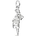 Sterling Silver 'Pregnant Mom' Charm