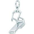 Sterling Silver Treadmill Charm