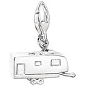 Sterling Silver 'Trailer' Charm
