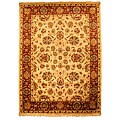 Beneficial guide on antique turkish rugs Hand-knotted Suresh Ivory Rug (6' x 9')