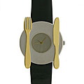 Pedre Women's Two-tone Knife/ Fork and Plate Novelty Watch