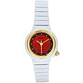 Dynasty Women's White Ion-plated Bracelet Watch