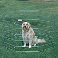 Boxed Silver 48-inch ExPen with Snaps